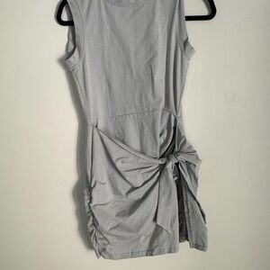 Sleeveless athletic romper, Gray Sleeveless Dress